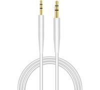 baolongking Cable estéreo de repuesto de 3,5 mm a 2,5 mm para auriculares Bose OE2 / OE2i / AE2 / QC25 QC35, enchufe blanco