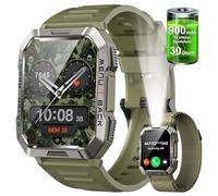 Baolubao Reloj Inteligente Hombre, 2.01" Smartwatch con Llamadas Bluetooth, Smartwatch Hombre con Linterna y Brújula, smartwatch12, 100+ Modos Deportivos, Smart Watch Impermeable IP68