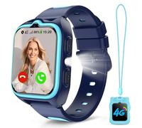 Baolubao Reloj Inteligente Niño, 4G Smartwatch Niños con GPS y Teléfono, Videollamadas, Función SOS, Mensajes, Modo Escuela, Despertador, espertador, IP68 Reloj Inteligente Niñas y Niños