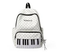 Baomaeyea Mochila Piano, Bolso Coquette Lunares Musicales, Gran Capacidad
