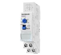 BAOMAIN DQ001 Interruptor de retardo de 16 A, 30 s~ 10 m, control manual, relé para controlar las luces de pasillo