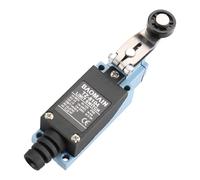 BAOMAIN Interruptor de límite, rodillo de plástico giratorio momentáneo, 10 A 380 VAC NC-NO, interruptor de movimiento, IP65, TZ-8104