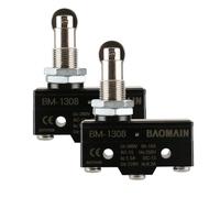 Baomain Micro Switch TM-1308 Paralelo Roller émbolo Momentary AC 380V 15A Terminales de tornillo