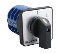 Baomain SZW26-40/D303.3 - Interruptor de conmutación de leva giratoria (660 V, 40 A, 12 terminales, 3 fases)