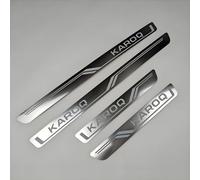BAONITOU 4 Piezas Protective de Umbral de Puerta de Coche para Skoda KAROQ, Material de Acero Inoxidable Decoración para Estribos