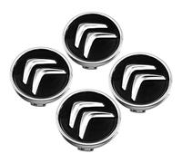 BAONITOU 4 Piezas Tapas Centrales para Citroen Berlingo 60mm, Tapas del Buje Tapacubos Centrales Llantas Rueda Accesorios Coche Tapacubos Autopartes