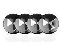 BAONITOU 4 Piezas Tapas Centrales para DS 9 2020 2021 2022 2023 56mm, Pegatina Tapas del Buje Tapacubos Centrales Llantas Rueda Accesorios Coche Tapacubos