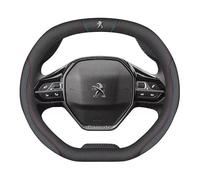 BAONITOU Cubierta Volante Coche para Peugeot Rifter Standard 2021 2022 2023 2024, Cómoda y Antideslizante Funda Ideal para Verano E Invierno Volante Coche Protector