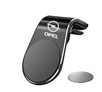 BAONITOU Soporte Movil Coche Iman para Opel Astra J Sports Tourer 2012-2015, Soporte Giratorio de Soporte Teléfono Coche para Rejilla del Aire,Bla-CK