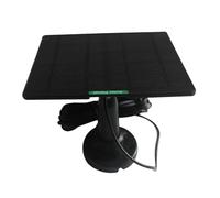 Baoqifong Anillo Módulo Solar para Timbre | Cargador Solar para Cámaras Anillo | Accesorios para Cargar La Cámara Para Exterior Pared Jardín Entrada Apartamento Puerta Carga Uso Duradero