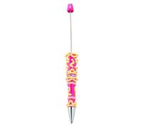 Baoqifong Bolígrafo de perlas con forma de bola, bolígrafo de minas, accesorios para hacer joyas, material escolar, cumpleaños, graduación, hogar, clase, estudiantes, diarios, manualidades