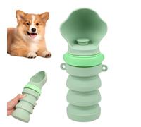 Baoqifong Botella de agua de viaje para perros,Vaso plegable a prueba de fugas | Dispensador de bebidas para perros | Para acampar senderismo al aire libre paseos parque viaje en coche vacaciones