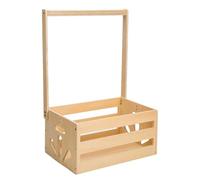 Baoqifong Caja De Madera Para Baby Shower - Armario De Almacenamiento Para Bebé Con Colgador,Cesto Portátil para Ropa Juguetes Mantas Pañales Hogar Hospital Embarazo Padres