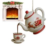 Baoqifong De Árbol De Navidad con - Navideños Planos De Acrílico - Decoración Rústica para Hogar Y Suministros para Fiestas para Interior Exterior Estante Chimenea Ventana - para Estantería Sala