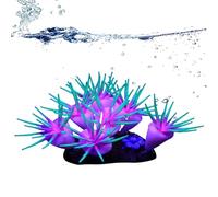 Baoqifong Decoraciones para Peceras, Adornos de Coral Luminosos con Ventosas para Pecera, Accesorios Acuario, Plantas de Acuario Paisajismo Hogar, Residencia Estudiantil, Hotel
