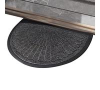 Baoqifong Felpudo Entrada Interior | 40x60 cm Felpudo Antideslizante | Lavable, Absorbente, semicircular, Secado rápido para Interior Puerta Principal,para Perro, Mascotas, Barro, Zapatos, Exterior