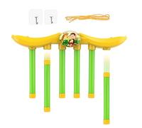 Baoqifong Juego De Atrapar Palos,Desafío De Caída De Varillas De Reflejos - con Mando A Distancia, Juguete De Velocidad Ajustable para Desarrollo De Coordinación para Niños Y Adultos,
