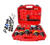 Baoqifong Kit Tester presión refrigerante | Prueba Rápida Precisión Automotriz - Kit Recarga Vacío Refrigerante con Probador Presión,para Uso en Taller, Detección y Reparación Camiones, Autocaravanas