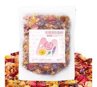 Baoqifong Lecho para Hámsteres - Sustrato de Flores Secas 100g para Mascotas Pequeñas | Absorbe Humedad Duradero Calmante Decoración Hábitat,Decoración para Jaula de Conejo Hámster Hurón