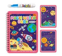 Baoqifong Libro De Dibujos Con Agua - Libros con Lápiz de Agua para Niños de 1 a 3 Años | Juego de Dibujo para Actividades de Pintura Infantil, Herramienta Educativa de Aprendizaje