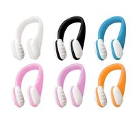 Baoqifong Pinza Nasal para Natación - Clip Impermeable para Piscina,6 Piezas De Tapón De Silicona Seguro para Competición Surf Natación Deportes Acuáticos Apnea Adultos Y Niños Desde 7 Años