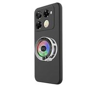 Baoqifong Refrigeración magnética para teléfono móvil, clip magnético silencioso, 3 niveles de control de temperatura, almohadilla de enfriamiento con pantalla, para exterior, coche, hogar, mujeres y