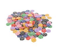 Baoqiu 200 botones redondos de resina de 13 mm, 1/2 pulgada, coloridos botones de costura para ropa de niños, hebilla de trabajo