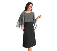 Baoqiya Zafala - Chal - para mujer gris oscuro Talla única