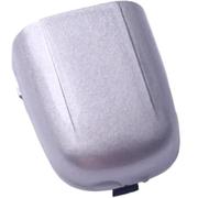 baoquan manijas de puertas exteriores Manija exterior izquierda de la puerta del coche cubierta pequeña delantera y trasera blanca plateada para Peugeot 307(Silver No Hole 1pc)