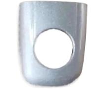 baoquan manijas de puertas exteriores Manija exterior izquierda de la puerta del coche, cubierta pequeña delantera y trasera, sin pintar, para Peugeot 307