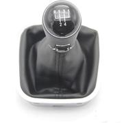 baoquan Perilla de cambio de marchas del coche Funda de cuero para palanca de cambios para VW para Polo 6R 6C 2009-018(5 speed)