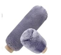 baoquan Perilla de cambio de marchas del coche Fundas para empuñaduras de freno de mano de coche, suaves y cálidas, para invierno.