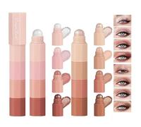 Baorder 8barras de sombra de ojos en colores mate y brillantes, suaves y cremosas, para una mirada delicada y resplandeciente; lápices para el rostro y los ojos; lápices de sombra de ojos