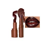 Baorder Juego de 2 pintalabios hidratante y delineador de labios marrón, 2 en 1 con degradado y lápiz labial de alto brillo para mujeres (DeepAutumn, 2)