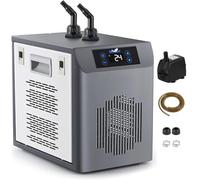 BAOSHISHAN Enfriador de acuario 160 L, 20-26 °C | Pantalla táctil, panel lateral extraíble práctico, para ajolotes/corales/hidroponía interior, agua dulce y salada