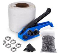 BAOSHISHAN Kit flejado textil, tensor 2 en 1, 100m cinta, 100 fosfatadas