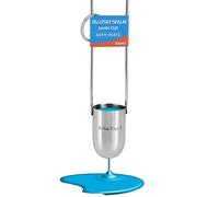 BAOSHISHAN Zahn Viscosidad Taza copa de viscosidad tipo inmersión copa de flujo de viscosímetro de 44 ml para acabados de pintura aceite (3#)