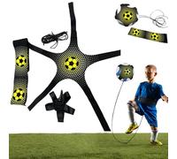 BAOSROY Cinturón Entrenamiento Fútbol,Fútbol Kick Throw Trainer,Solo Practice Training,Entrenador Fútbol Ajustable,Cinturón Fútbol Elástico,Cinturón Cintura Ajustable Entrenador Fútbol,para Niños