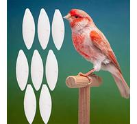 BAOSROY Hueso Sepia,Hueso Jibia,Huesos de Sepia para Pajaros,Huesos Jibia Pajaros,para Jibias Loro Masticar Caracoles Tortugas,5-7cm,8PCS