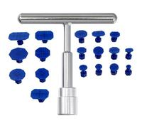 BAOSROY Kit Extractor Abolladuras Coche,19pcs Kit Dent Repair Herramientas,Kit Eliminador Abolladuras Carrocería,Herratamientas Reparación Reparador Abolladuras Tool Pluma Reparación Abolladuras