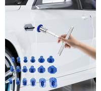 BAOSROY Kit Extractor Abolladuras Coche,19pcs Kit Dent Repair Herramientas,Kit Eliminador Abolladuras Carrocería,Herratamientas Reparación Reparador Abolladuras Tool Pluma Reparación Abolladuras