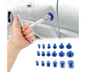 BAOSROY Kit Extractor Abolladuras Coche,19pcs Kit Dent Repair Herramientas,Kit Eliminador Abolladuras Carrocería,Herratamientas Reparación Reparador Abolladuras Tool Pluma Reparación Abolladuras
