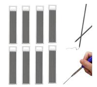 BAOSROY Recargas de lápices de carpintero, 48 unidades, 2,8 mm, minas de lápiz negro, recargas de lápiz sólido para dibujo de arquitecto, ideal para madera, metal y artesanía
