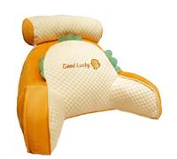 BaoT8YLu Almohada de lectura para cama, respaldo 2 en 1 para sentarse en la cama, almohada de sofá multifuncional con reposabrazos, comodidad y ergonomía, cojín de respaldo para sofá para cama sillón