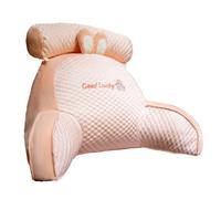 BaoT8YLu Almohada de Lectura para Cama, Respaldo 2 en 1 para Sentarse en la Cama, Almohada de Sofá Multifuncional con Reposabrazos, Comodidad y Ergonomía Cojín Respaldo para Sofá Cama Sillón
