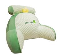 BaoT8YLu Almohada de Lectura para Cama, Respaldo 2 en 1 para Sentarse en la Cama, Almohada de Sofá Multifuncional con Reposabrazos, Comodidad y Ergonomía Cojín Respaldo para Sofá Cama Sillón