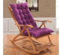 BaoT8YLu Cojín para silla, cojín de asiento y respaldo para mecedora, muebles de jardín, interior y exterior, patio, respaldo alto, 120 x 50 x 8 cm