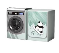 BaoT8YLu Cubierta para lavadora al aire libre, impermeable, a prueba de polvo, luz solar, cubierta para lavadora y secadora con aberturas frontales