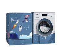 BaoT8YLu Funda para lavadora exterior, impermeable, antipolvo y antisol, funda para electrodomésticos con aberturas frontales