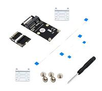 BaotyJie 12 Piezas Adaptador Mini PCI-E a M.2 Key a/E/FFC Placa PCB y Soporte Metálico sin Controlador Compatible con Tarjetas Medias y